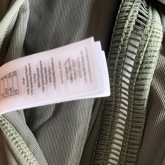 Sea Level Australia Eco Essentials Spliced One Piece in Khaki Size 6 - Picture 7 of 7